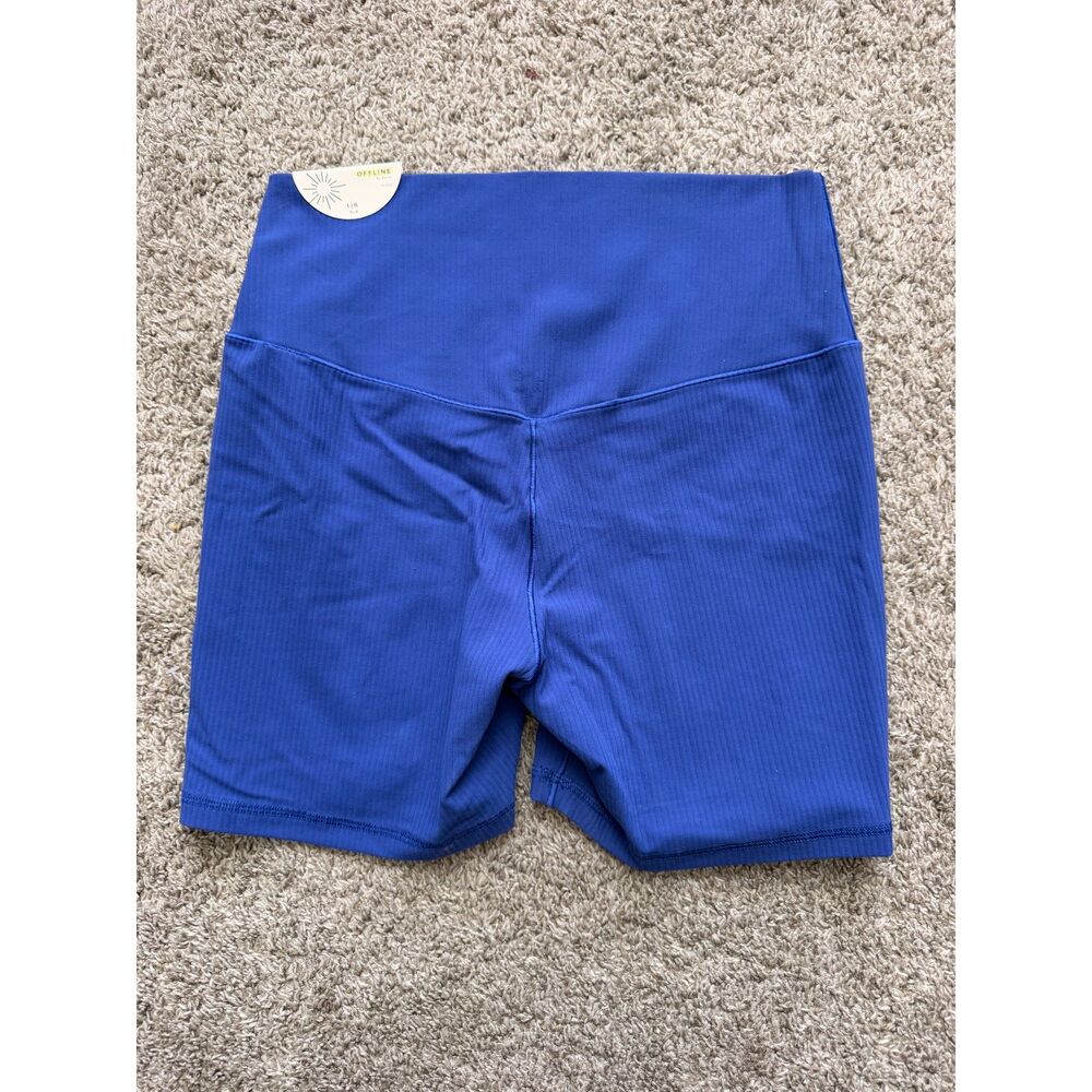 OFFLINE by Aerie Real Me Biker Shorts Size Large High Rise - Picture 2 of 4
